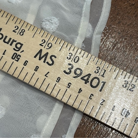 Oddi cream ivory sheer back blouse size 3X - Picture 6 of 8